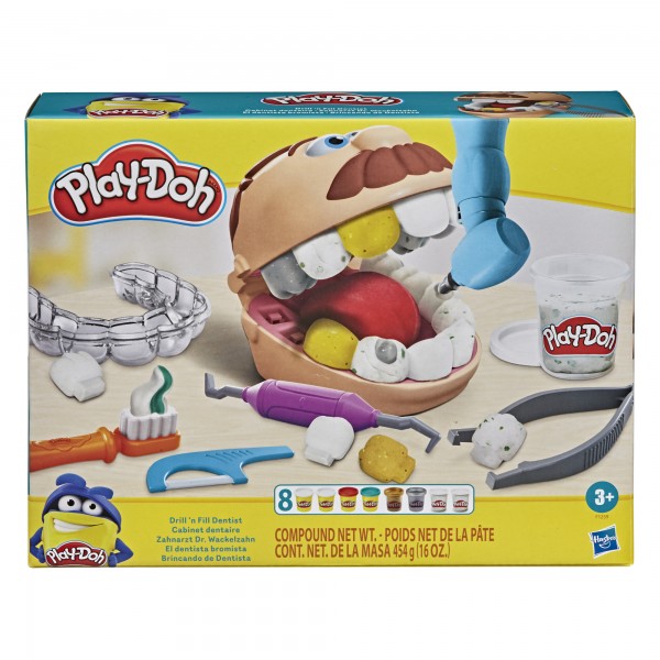MASAS Y PLASTILINAS PLAY-DOH CLÁSICO DENTISTA BROMISTA
