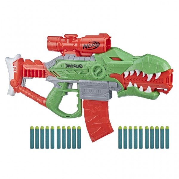 LANZADOR NERF DINOSQUAD REX-RAMPAGE