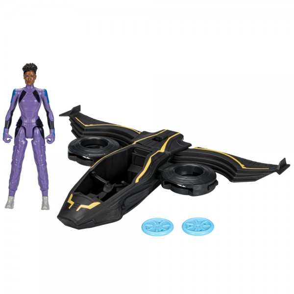 FIGURA BLACK PANTHER WAKANDA FOREVER NAVE LANZADOR VIBRANIUM