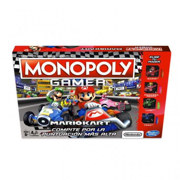 JUEGO DE MESA MONOPOLY GAMER MARIOKART