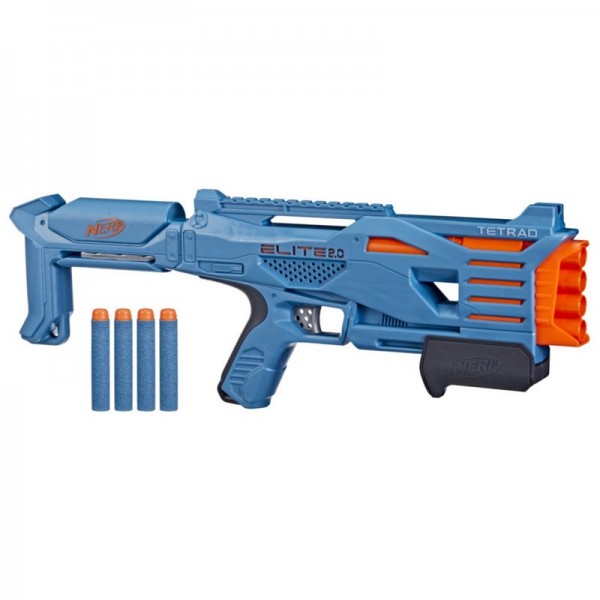 LANZADOR NERF ELITE 2.0 TETRAD QS 4
