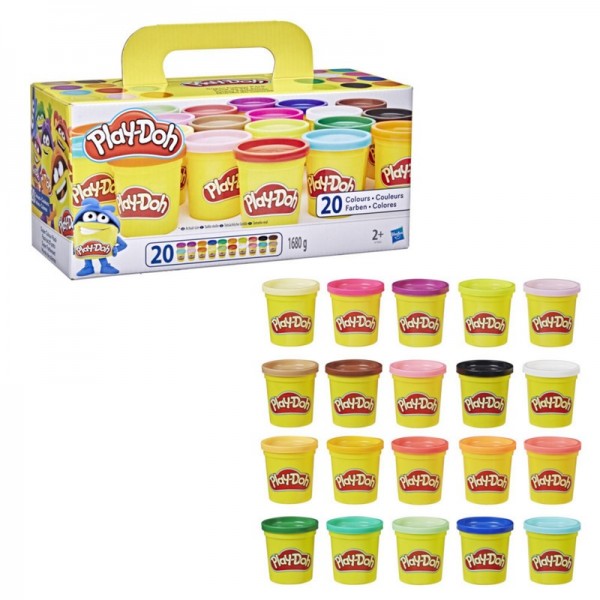 MASAS Y PLASTILINAS PLAY-DOH CLÁSICO MALETIN COLORES