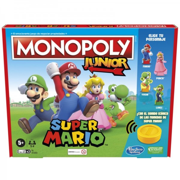 JUEGO DE MESA MONOPOLY SUPER MARIO