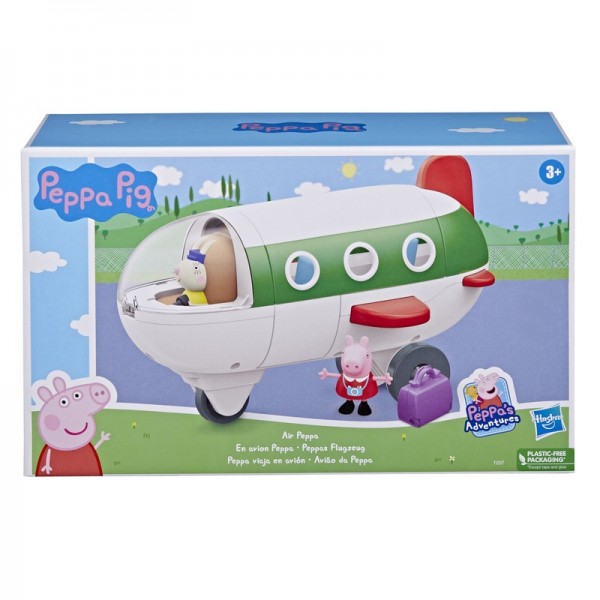 MUÑECA PEPPA PIG ADVENTURES PEPPA VIAJA EN AVIÓN