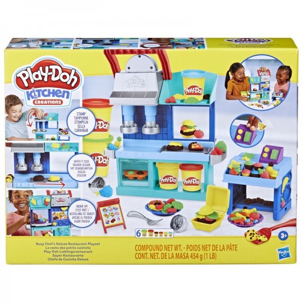 MASAS Y PLASTILINAS PLAY-DOH KITCHEN CREATIONS SÚPER RESTAURANTE