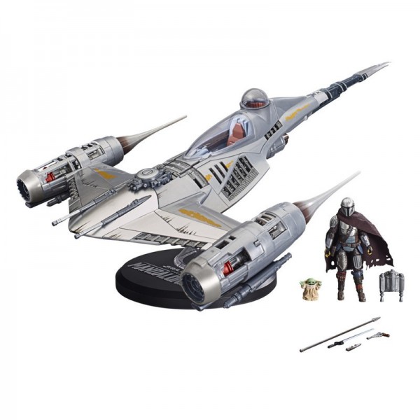 FIGURA DE ACCIÓN STAR WARS VINTAGE THE MANDALORIAN CAZA ESTELAR N-1 DE MANDOLORIANO