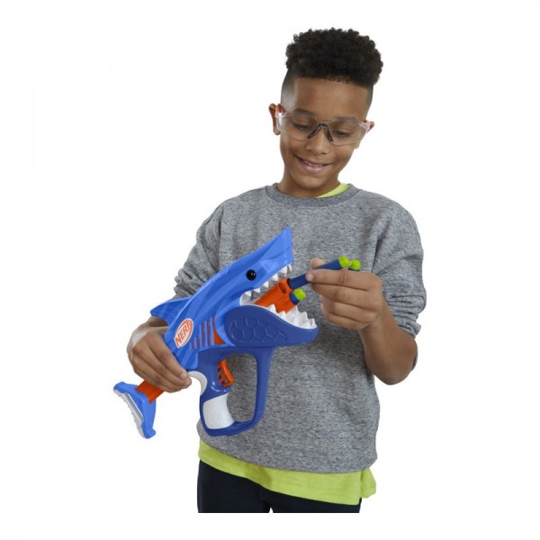 LANZADOR NERF JUNIOR WILD SHARKFIRE