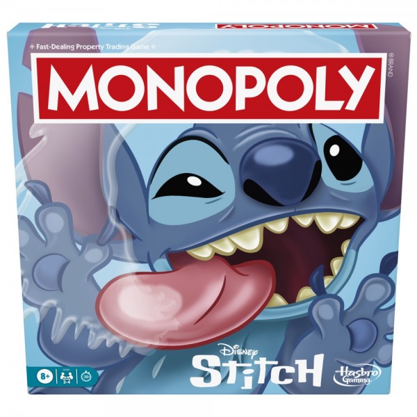 JUEGO DE MESA MONOPOLY DISNEY STITCH