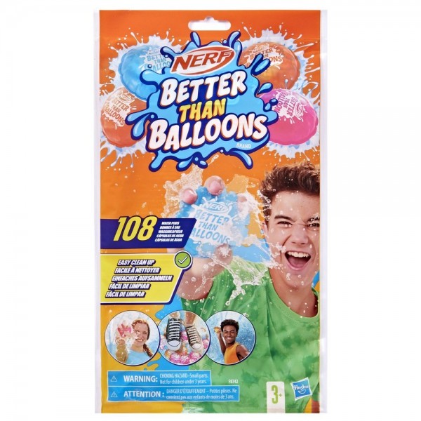 CÁPSULAS DE AGUA SUPER SOAKER BETTER THAN BALLOONS 108 UNIDADES