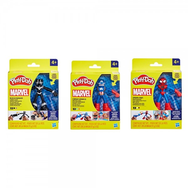 MASAS PLAY DOH MARVEL HÉROE SURTIDO