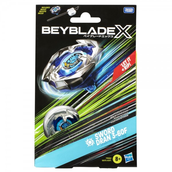 TROMPO BEYBLADE X KIT INICIAL SWORD DRAN 3-60F