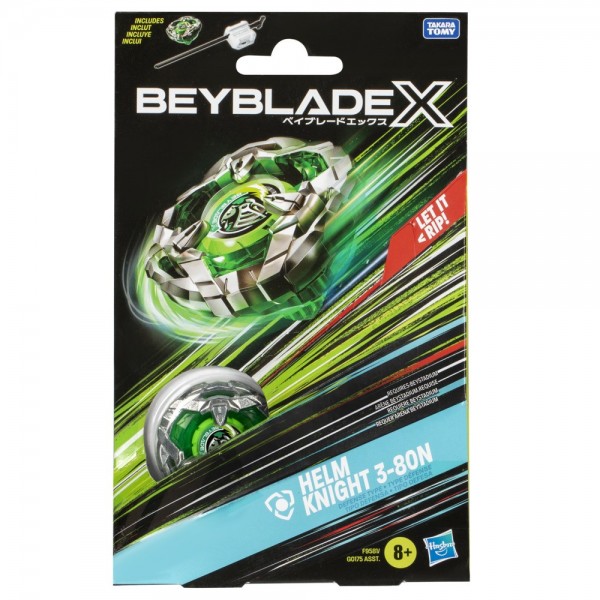 TROMPO BEYBLADE X KIT INICIAL HELM KNIGHT 3-80N