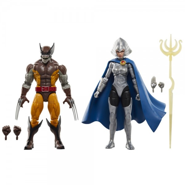 FIGURA DE ACCIÓN MARVEL LEGENDS SERIES WOLVERINE Y LILANDRA NERAMANI