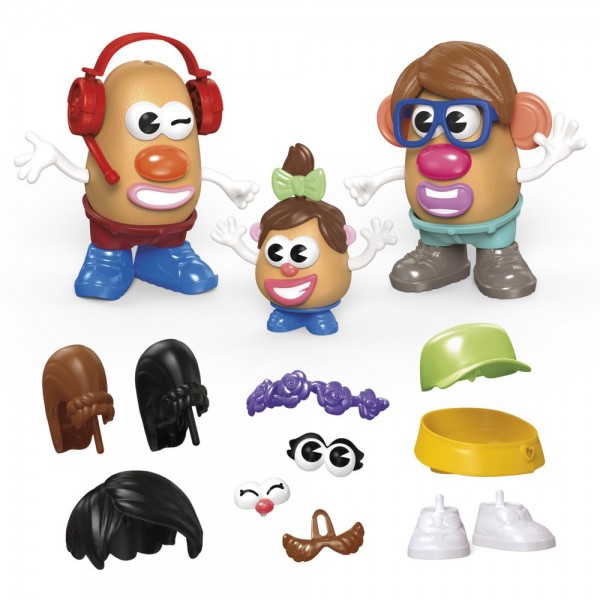 FIGURA DIDÁCTICA CARA DE PAPA CREA TU FAMILIA