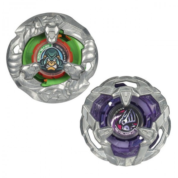 TROMPO BEYBLADE X YELL KONG 3-60GB Y HELM KNIGHT 5-80T