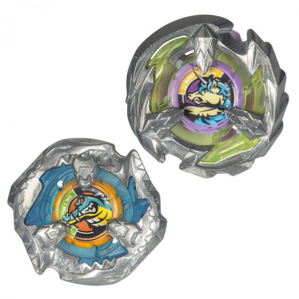 TROMPO BEYBLADE X BITE CROC 3-60LF Y STING UNICORN 4-60P