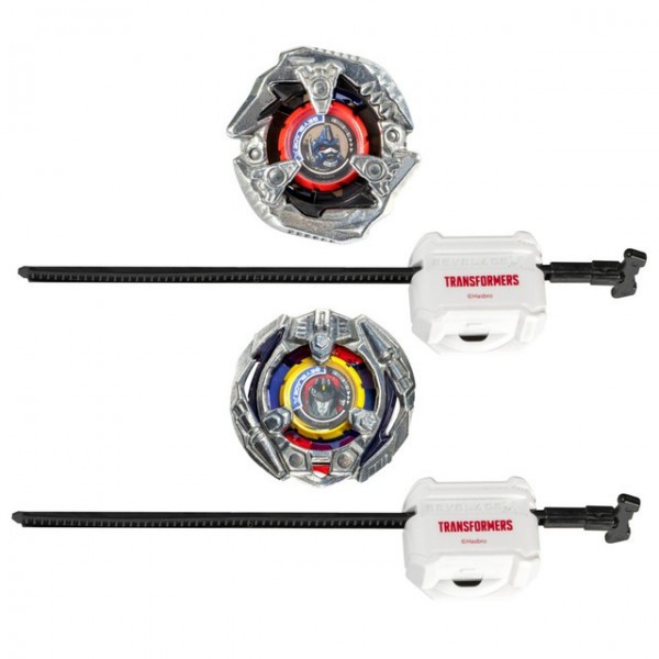 TROMPO BEYBLADE X TRANSFORMERS OPTIMUS PRIMAL 3-60F Y STARSCREAM 3-80N