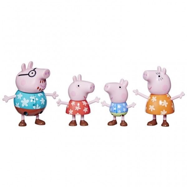 FIGURA PEPPA PIG PEPPA Y SU FAMILIA DE VACACIONES