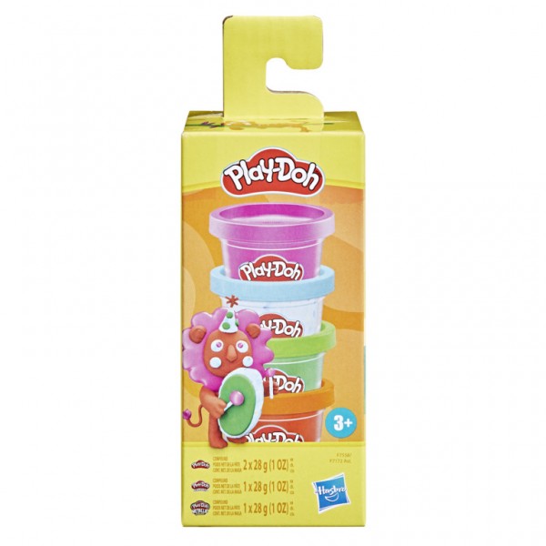 MASAS PLAY-DOH ZOO MINI PACK COLORES BRILLANTES Y METÁLICOS