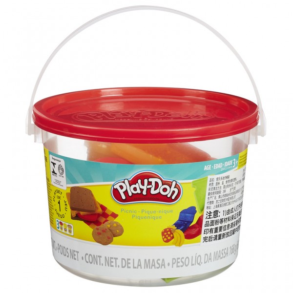 MASAS PLAY-DOH MINI CUBO DE PÍCNIC