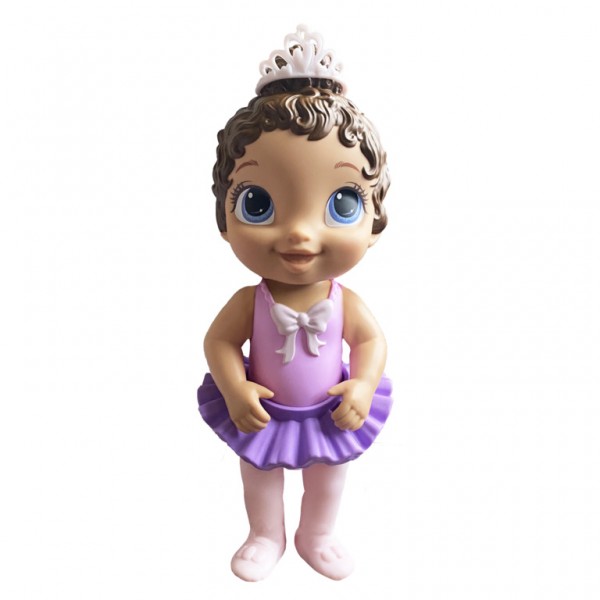 MUÑECA BABY ALIVE DULCE BAILARINA BEBÉ MORADA