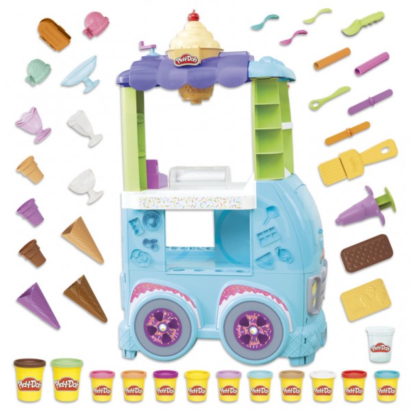 MASAS PLAY-DOH  KITCHEN CREATIONS CAMIÓN HELADOS
