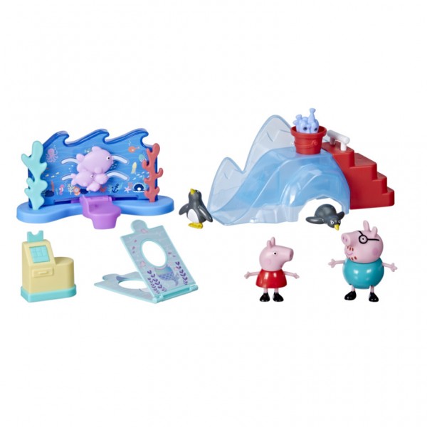 FIGURA PEPPA PIG EN EL ACUARIO CON PEPPA