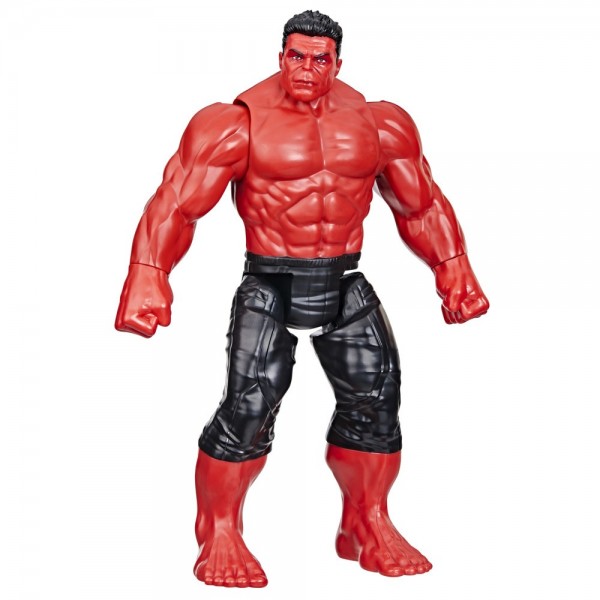 FIGURA DE ACCIÓN MARVEL TITAN HERO SERIES CAPITÁN AMÉRICA BRAVE NEW WORLD HULK ROJO