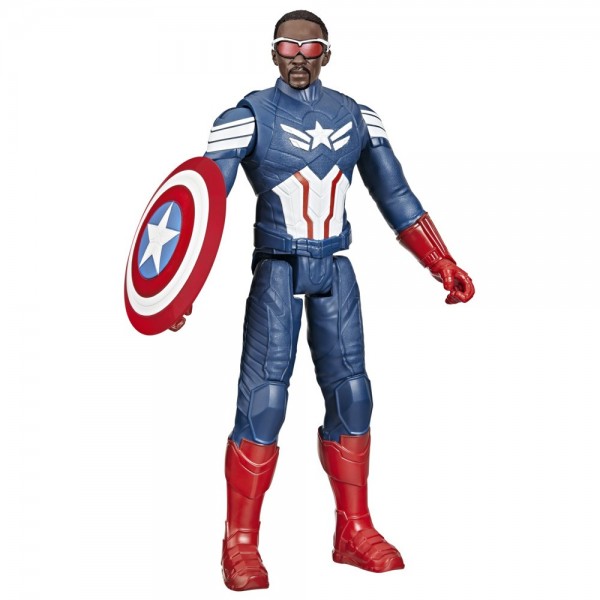 FIGURA DE ACCIÓN MARVEL TITAN HERO SERIES BRAVE NEW WORLD CAPITÁN AMÉRICA