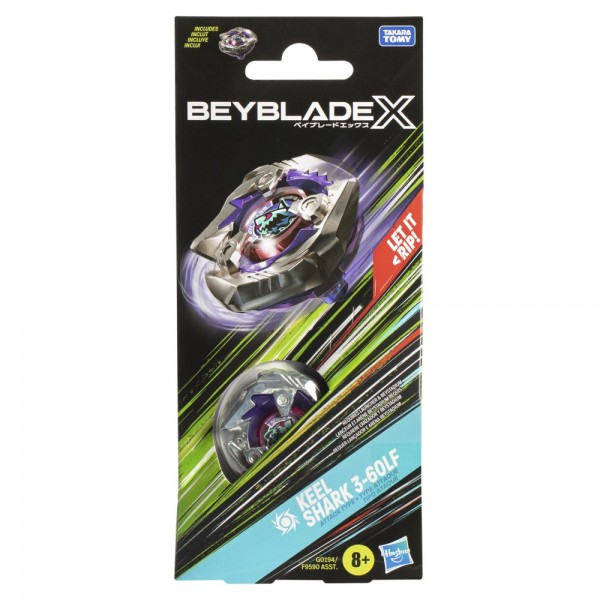 TROMPO BEYBLADE X KIT DE REFUERZO KEEL SHARK 3-60LF