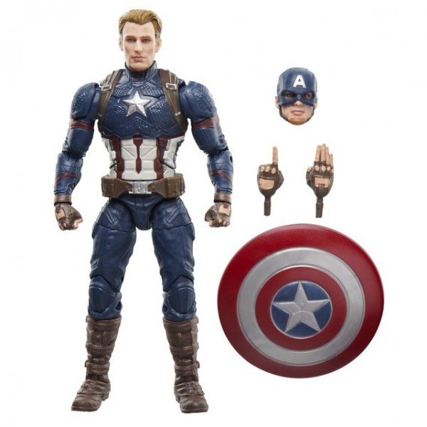 FIGURA DE ACCIÓN MARVEL AVENGERS LEGENDS SERIES ENDGAME CAPITÁN AMÉRICA