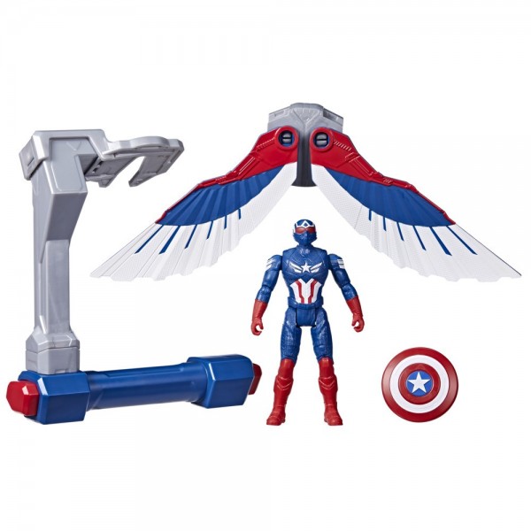 FIGURA DE ACCIÓN MARVEL EPIC HERO SERIES BRAVE NEW WORLD VUELO CONTROLADO CAPITÁN AMÉRICA