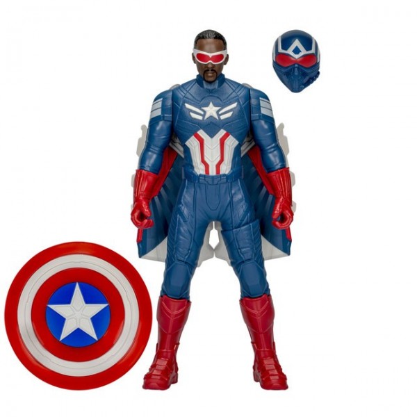 FIGURA DE ACCIÓN MARVEL AVENGERS BRAVE NEW WORLD MODO VUELO CAPITÁN AMÉRICA