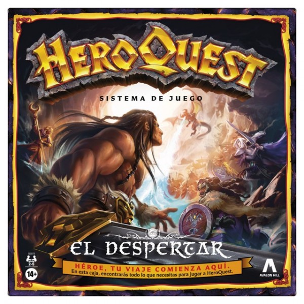 JUEGO DE MESA HASBRO GAMES AVALON HILL HEROQUEST EL DESPERTAR