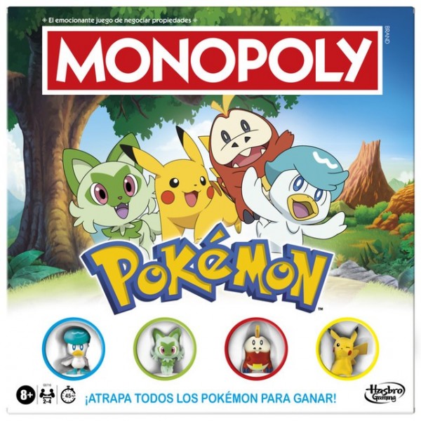 JUEGO DE MESA MONOPOLY EDICIÓN POKÉMON