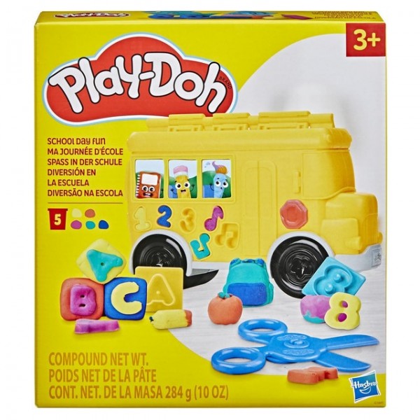 SET DE MASA MOLDEABLE PLAY DOH DIVERSIÓN EN LA ESCUELA